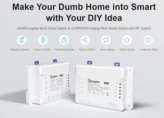 WI-FI SMART SWITCH 4CH PRO SONOFF